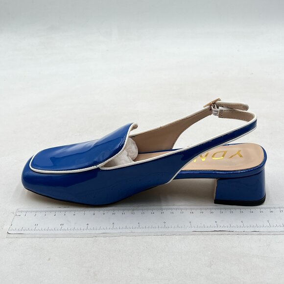 YDN Blue Slingback Heels, FITS best size 8! - Picture 2 of 8